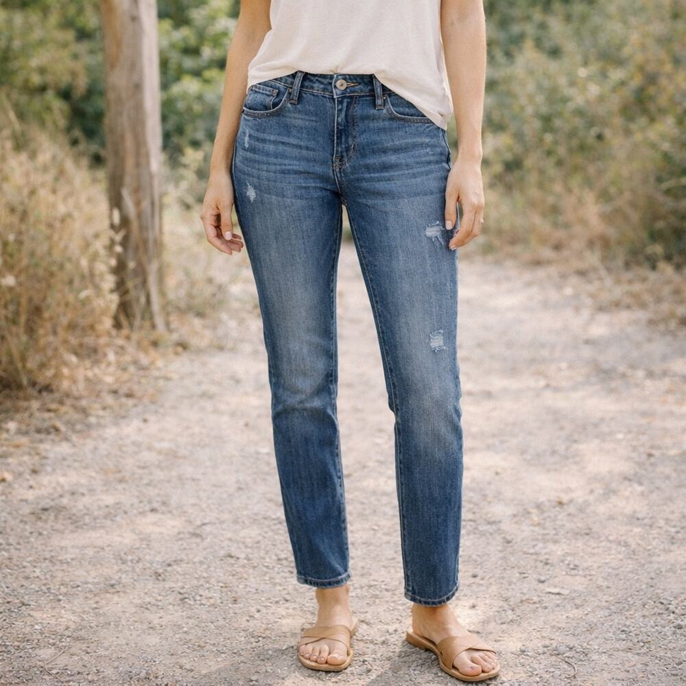 Driftwood Blue Denim Audrey High Rise Denim Jeans 26